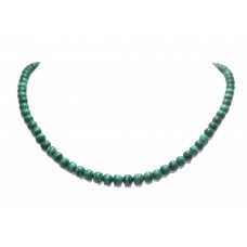 Necklace Strand String Womens Beaded Jewelry Green Malachite Gem Stone Bead B134